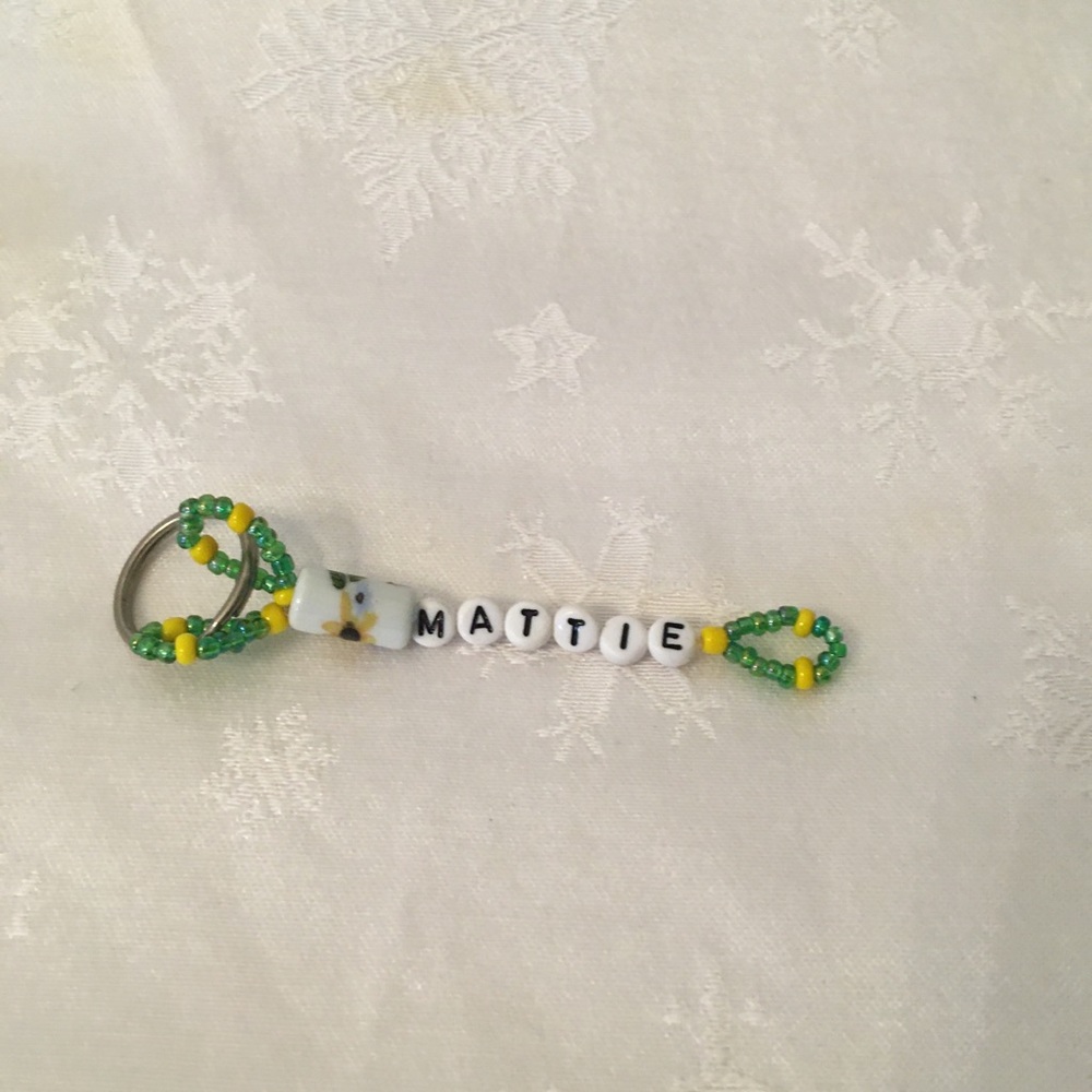 MATTIE personalized keychain-NEW